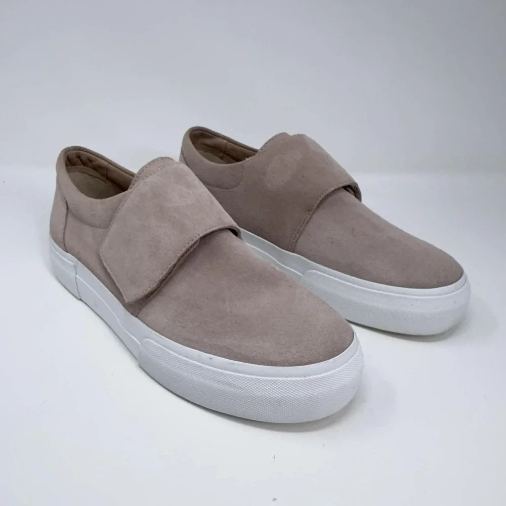 Vince Cage Slip On Platform Sneaker Women's Size 9 Rose‎ Suede Comfort Casual